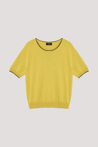 Blanket Stitch Detail Knit Top