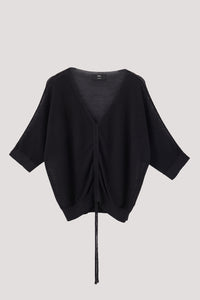 Cinched Centre Front Knit Top