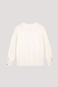 Crew Neck Knit Blouse