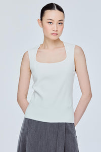 Contoured Square Neck Top