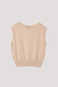 Smart Sleeveless Knit Top