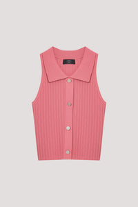 Collared Knit Vest