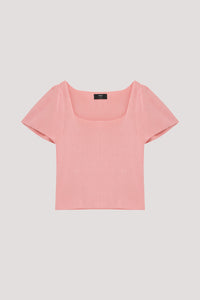 Square Neck Knit Top