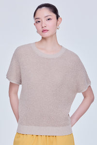 Basic Waffle Knit Top