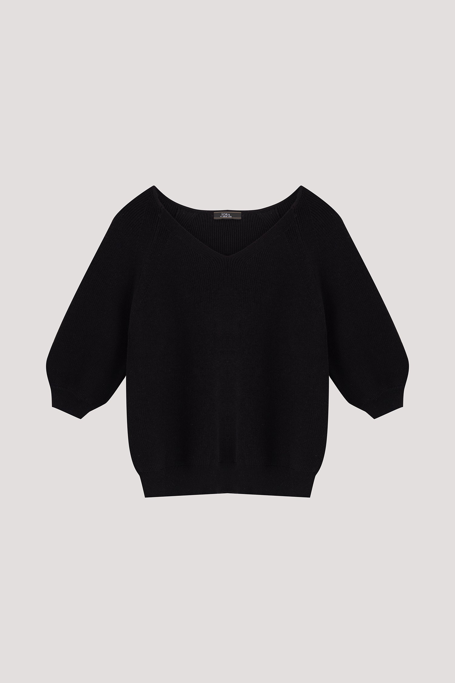 V-Neck Raglan Knit