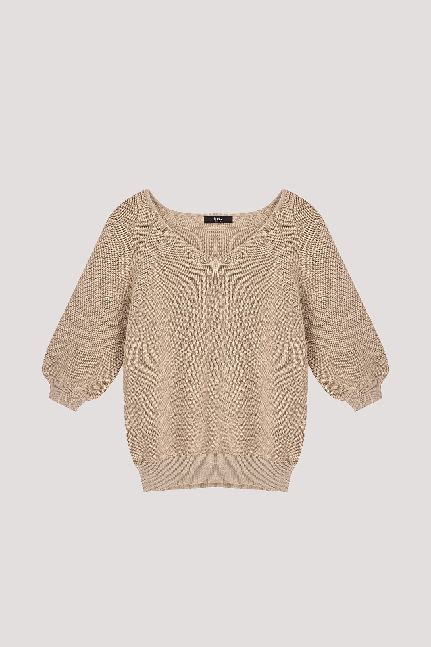 V-Neck Raglan Knit