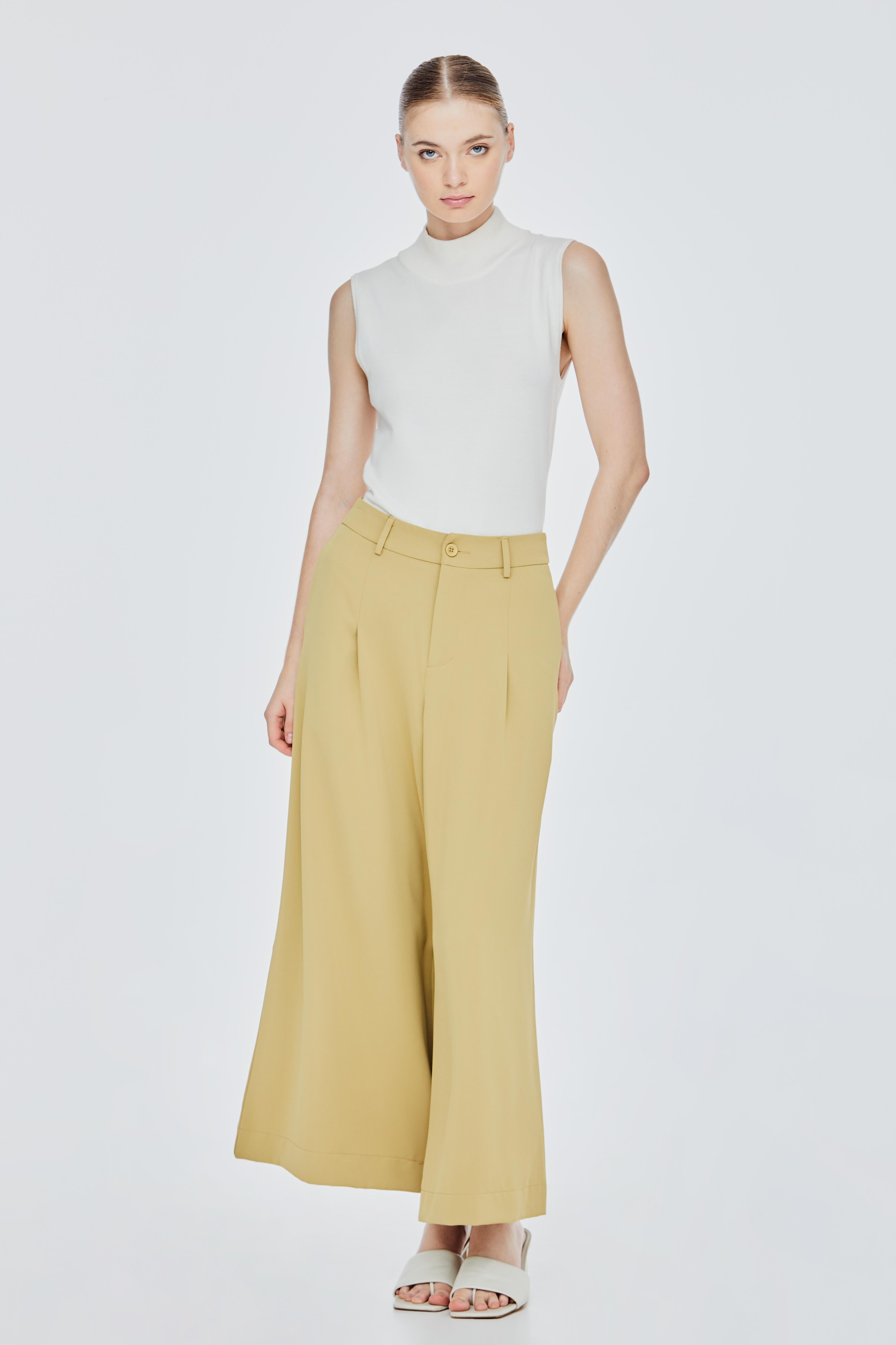 Buttoned Flare Pants