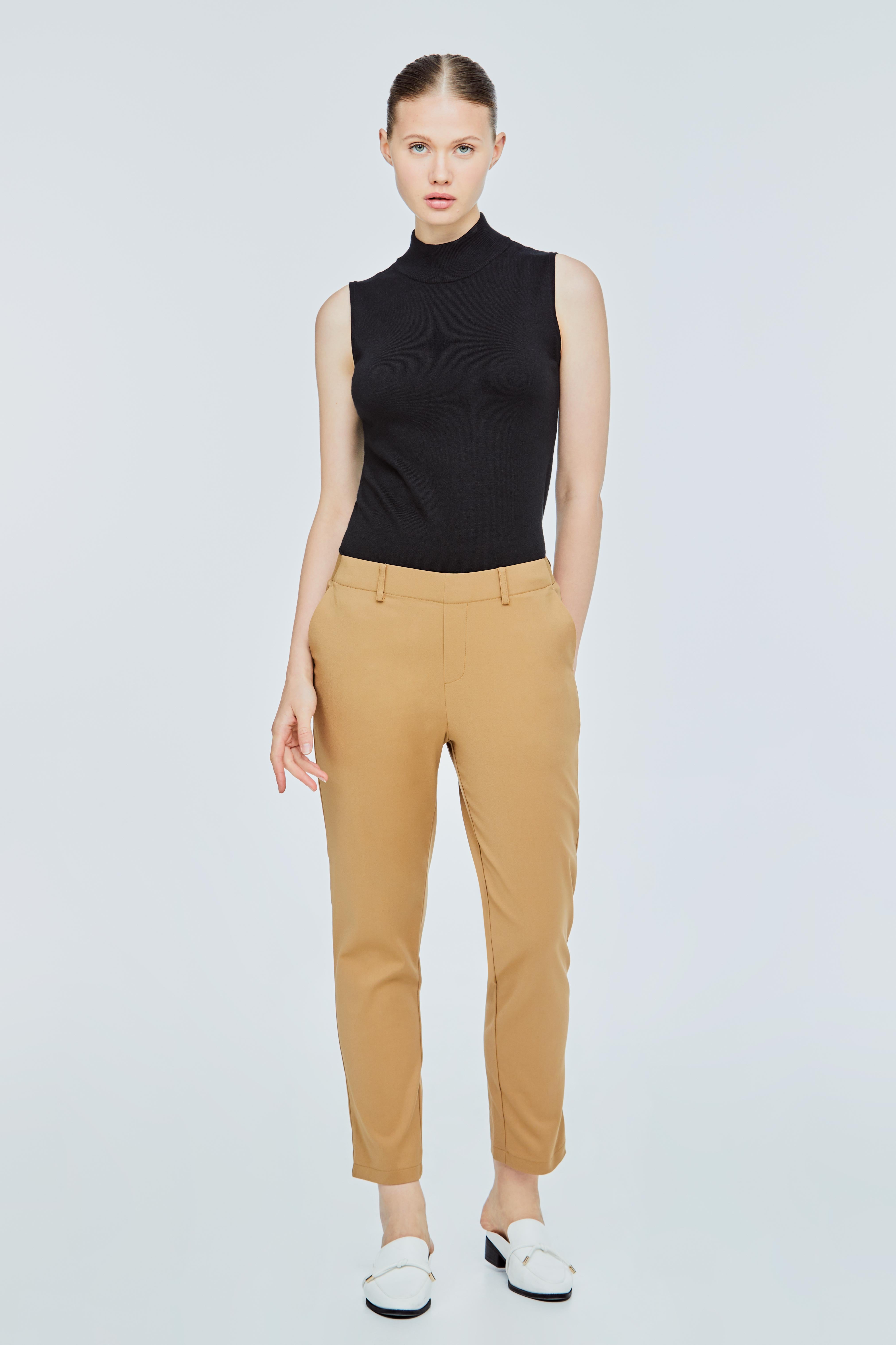 Elasticated Tapered Pants