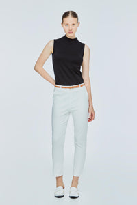Tapered Pants With Belt