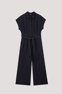 Flowy Button Down Wide Leg Jumpsuits