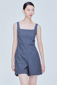 Square Neck Jumpsuits