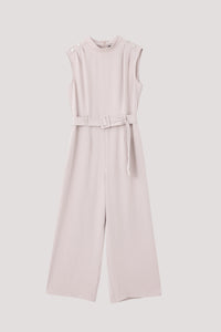 High Neck Sleeveless Jumpsuits