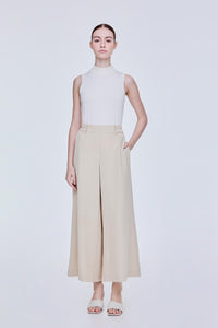 Elasticised Wide Leg Trousers