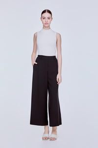 Elasticised Wide Leg Trousers