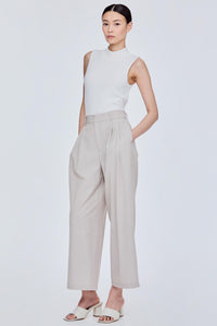 Flare Pleated Trousers
