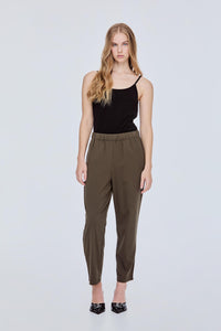 Elasticised Tapered Pants