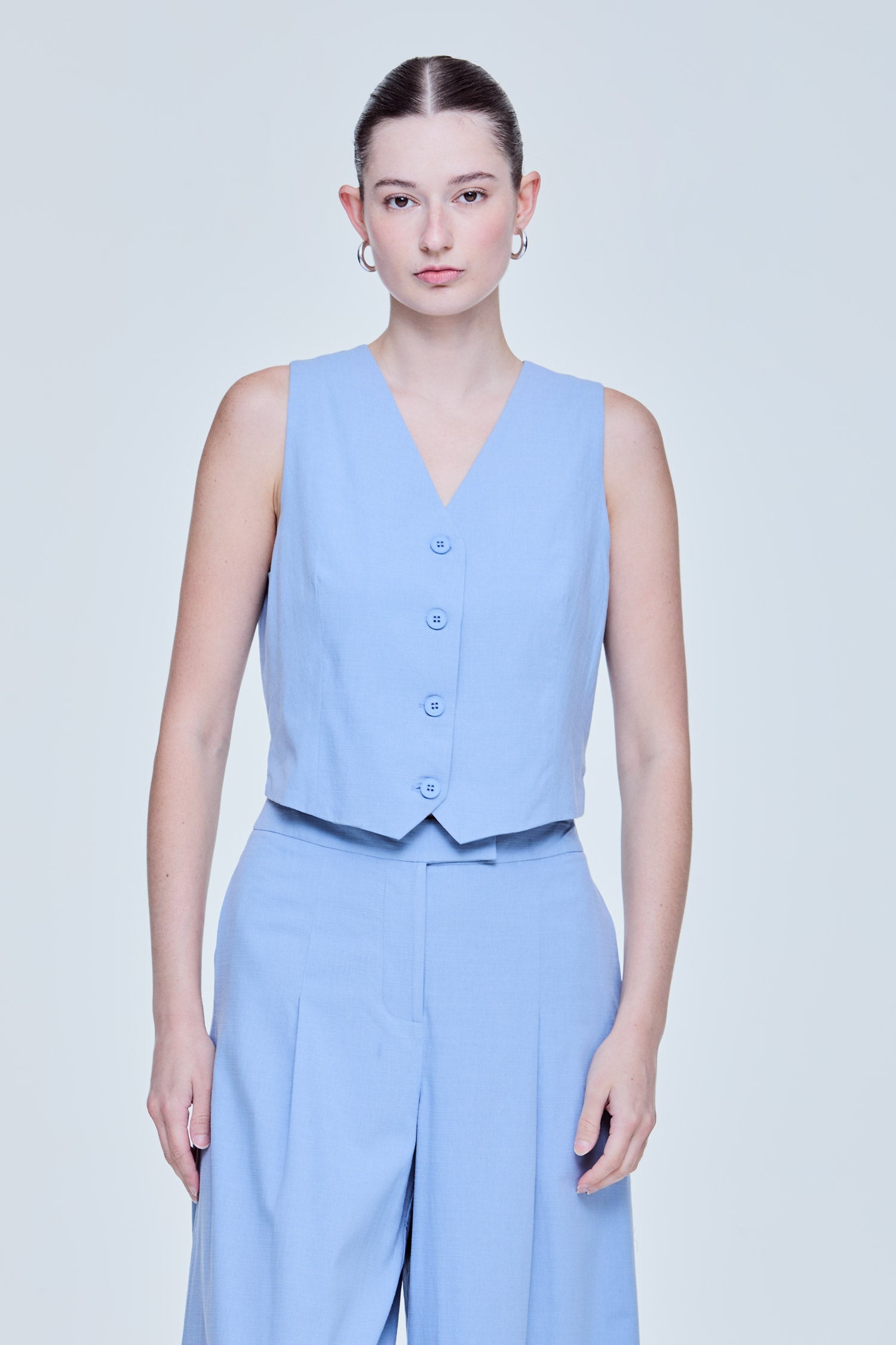 Casual Wide Flare Trousers