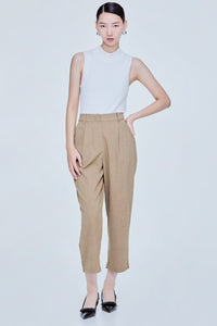 Mid-Waisted Tapered Pants
