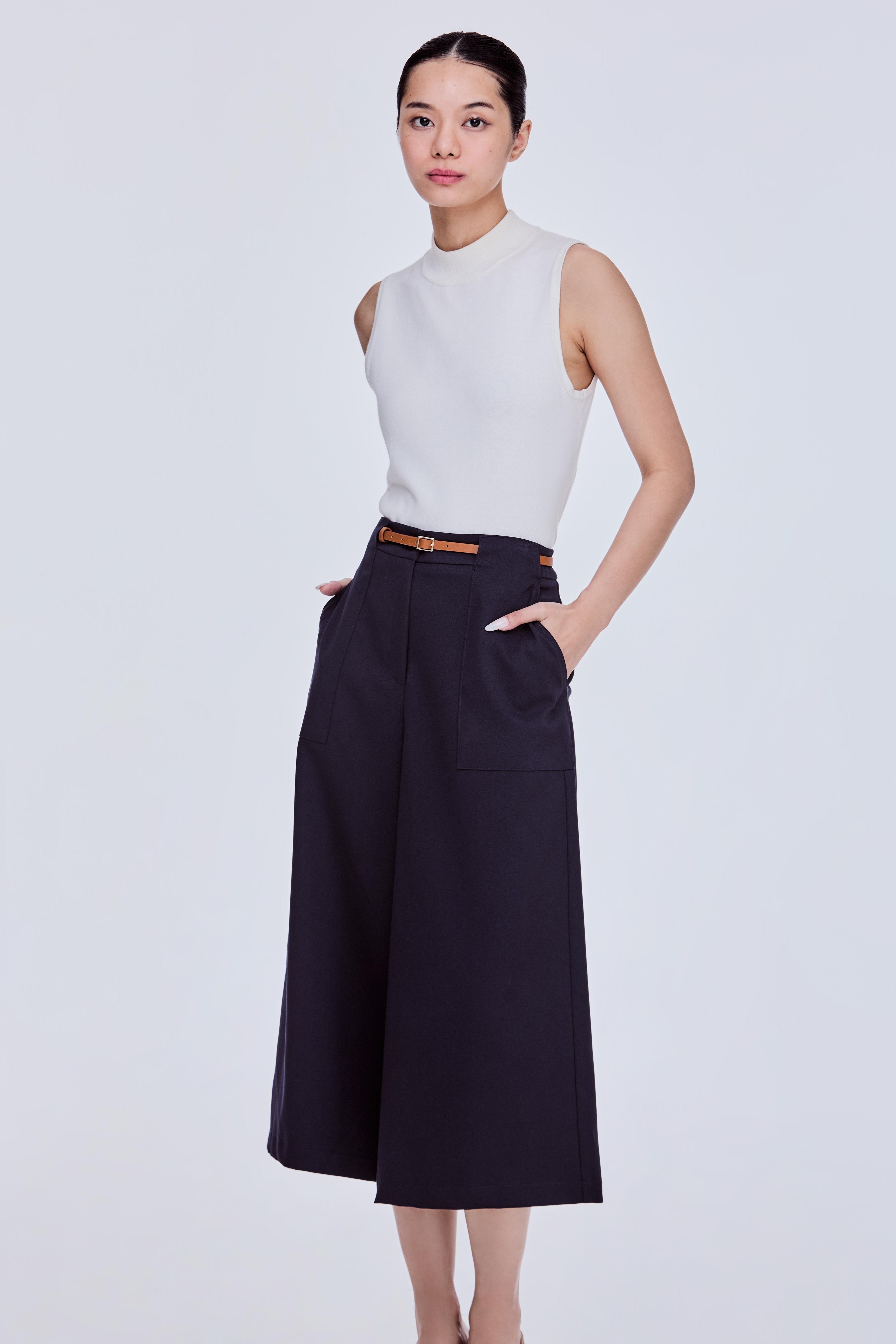 Basic Belted Culottes