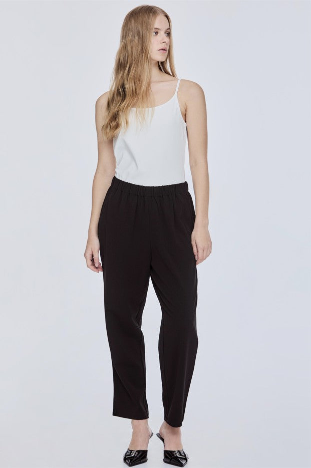Elasticised Tapered Pants