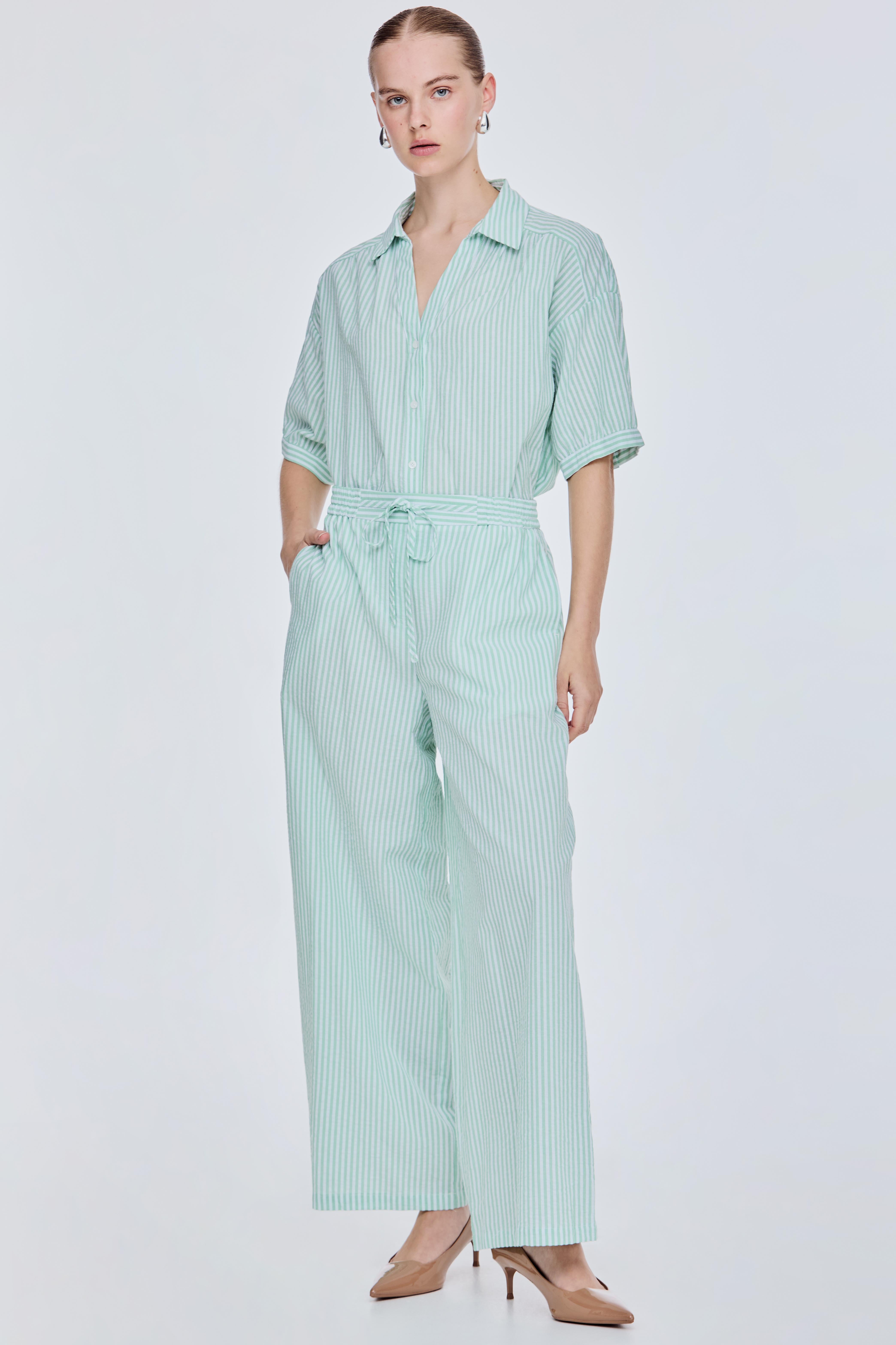 Seersucker Stripes Pants
