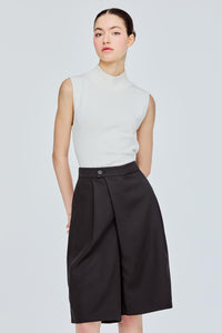 Asymmetrical Capri Pants