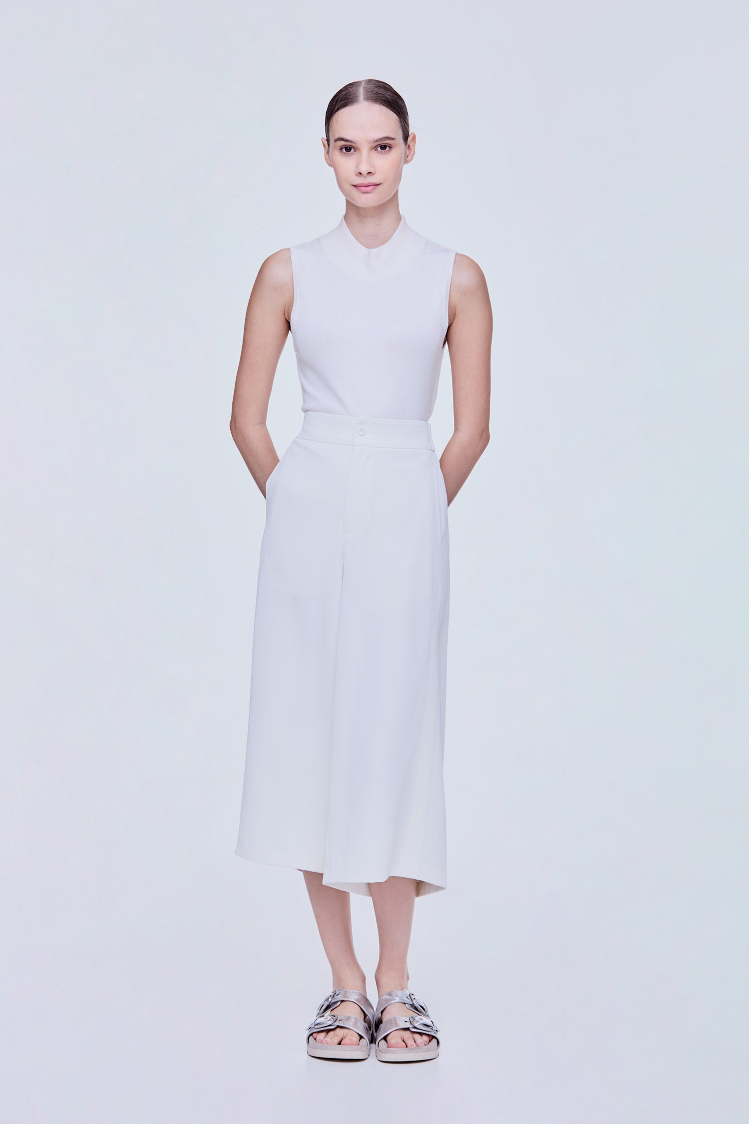 Elasticised Waist Trousers