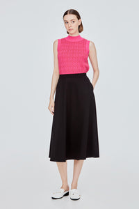 Midi A-Line Skirt