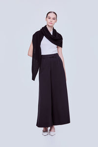 Asymmetrical Wool Scarf