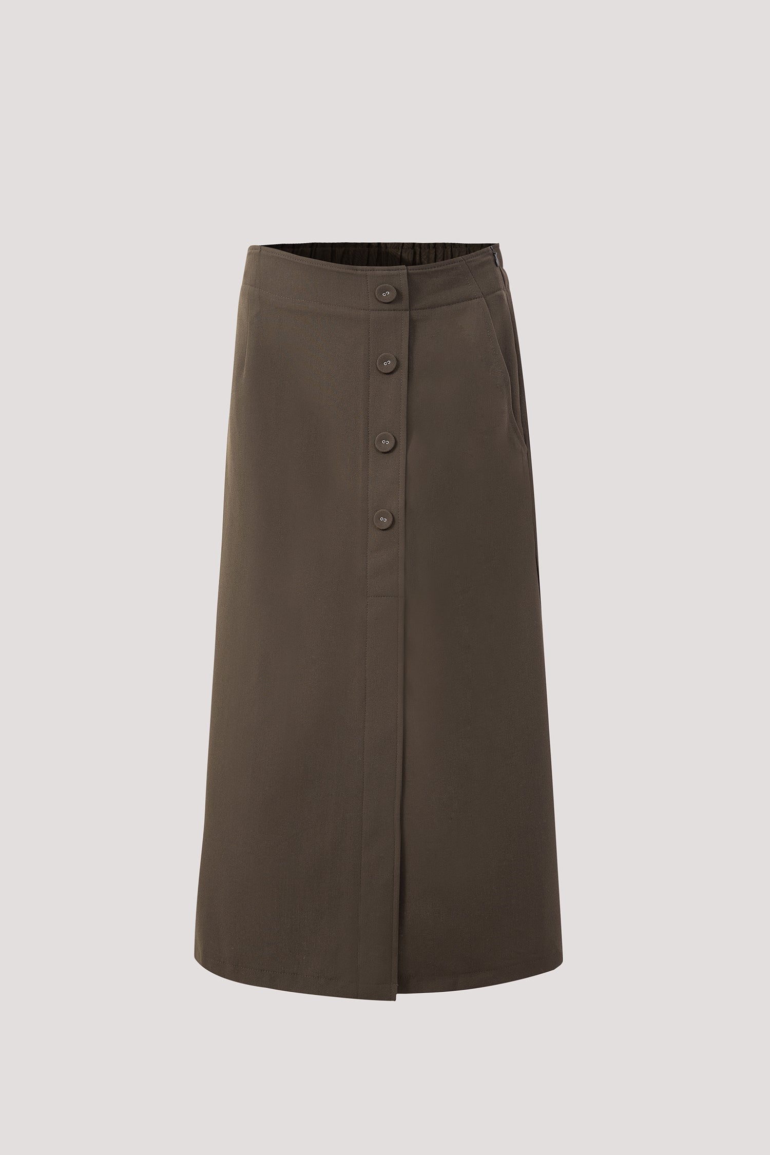 Side Button Skirt