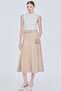 Panelled Flare Skirt