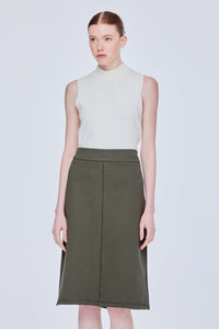 Comfortable Straight Cut Skirt