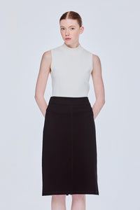 Comfortable Straight Cut Skirt