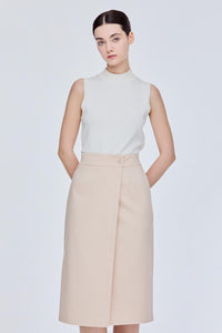 Basic Smart Wrap Skirt