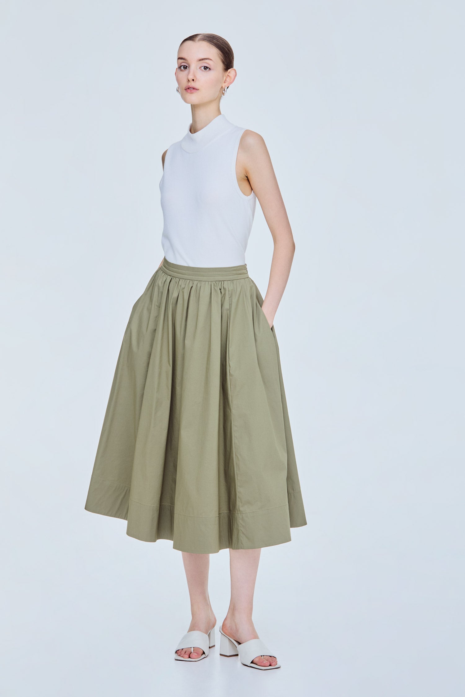 Structured Gather Skirt
