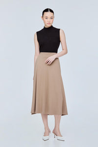 Midi A-Line Skirt