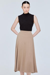 Midi A-Line Skirt