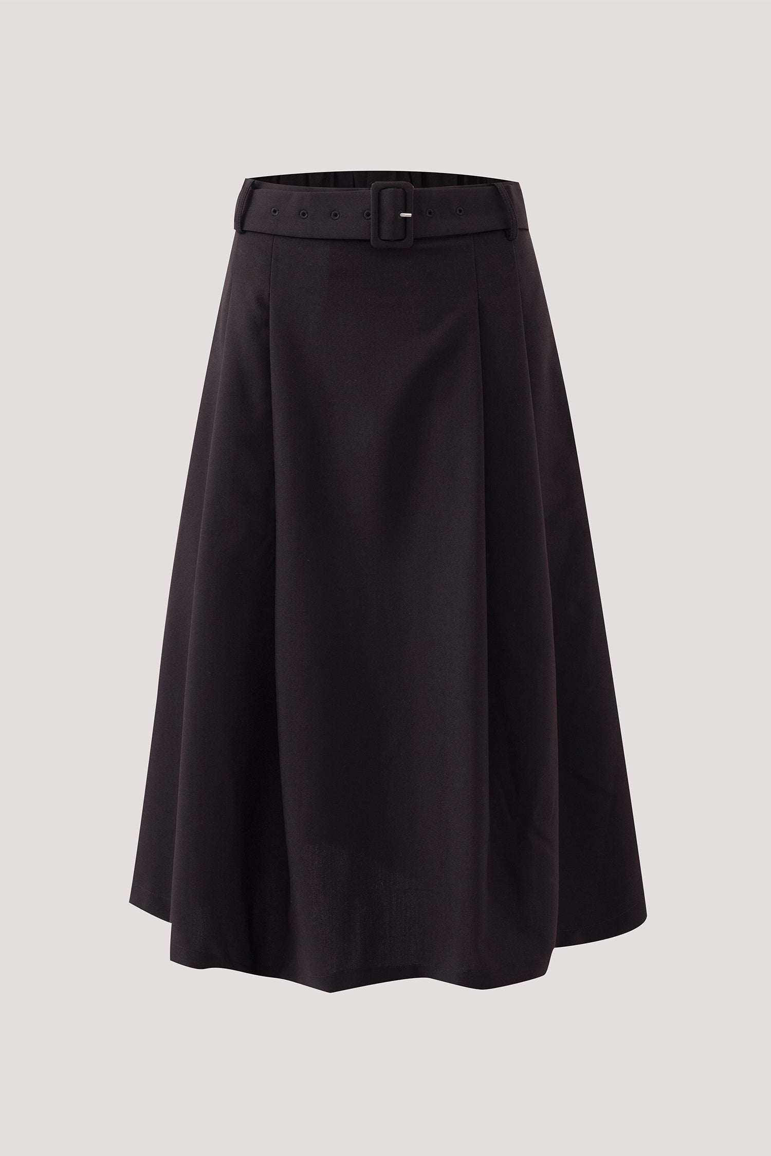 Elasticised Pleated Flare Skirt