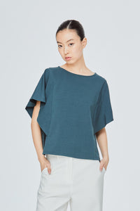 Ruffle Panel Blouse