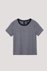 Checkered Pattern Blouse