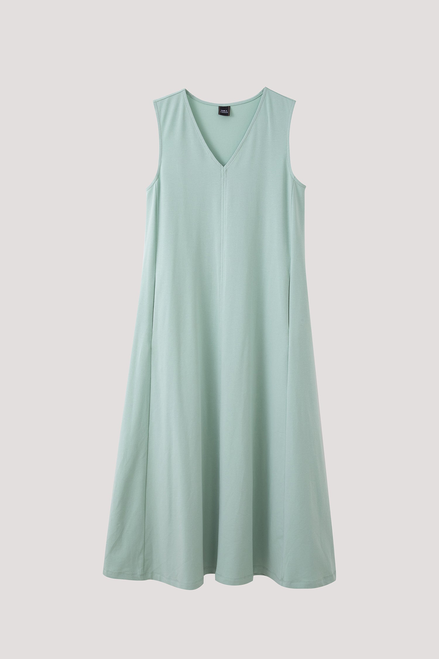 Sleeveless V-Neck Midi Dress – iORA Malaysia