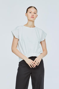 Elasticated Sleeveless Top