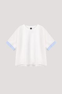 Dropped Shoulder Contrast Tee