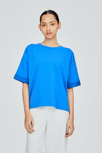 Dropped Shoulder Contrast Tee