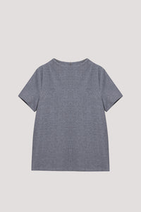 Wide Mock Neck Tee