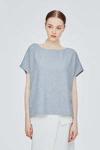 Boxy Textured Magyar Top