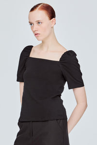 Basic Puffed Sleeve Top