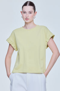 Ruched Sleeves Top