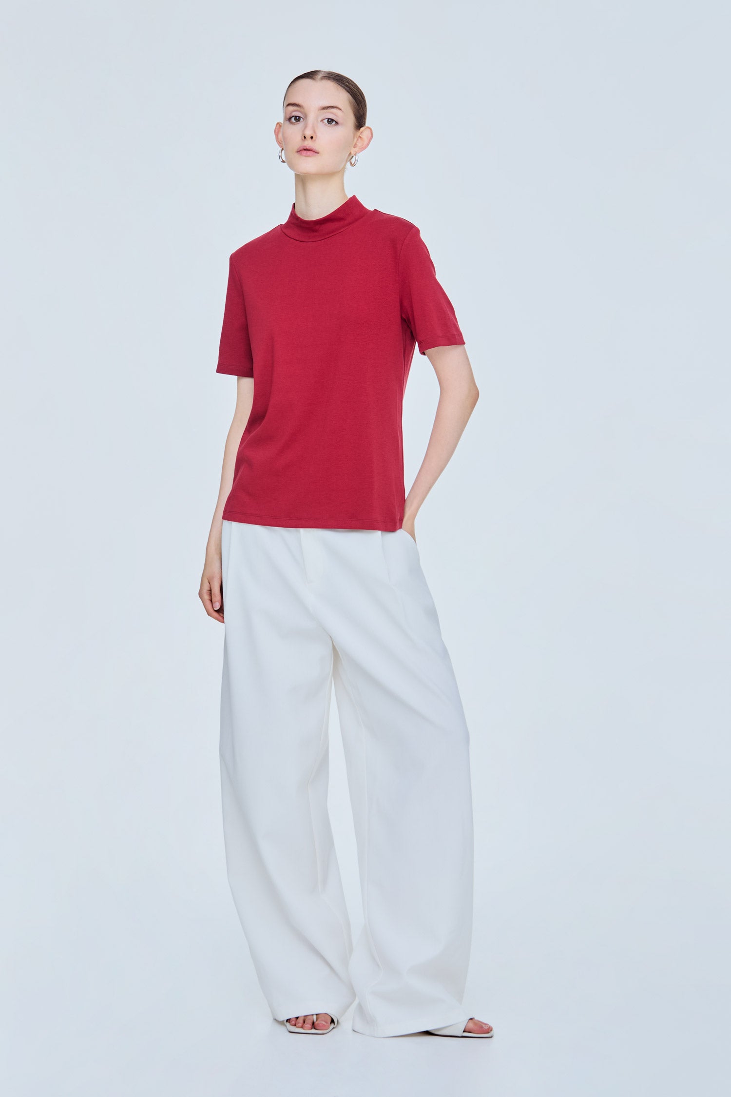 Soft Mock Neck Top