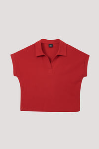 Collared Folded Cuffs Tee